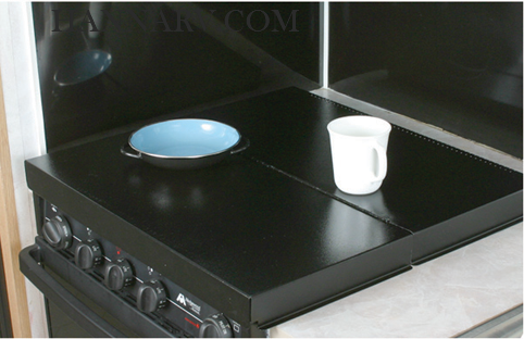 Camco 43554 RV Universal Fit Stove Top Cover - Black